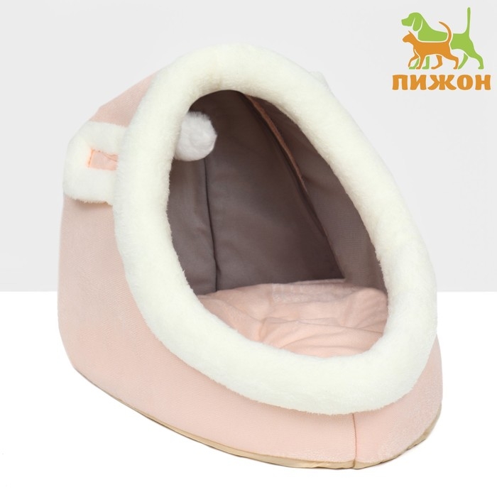 Домик для животных  Домик для животных "Зайка", 31 х 30 х 28см, розовый