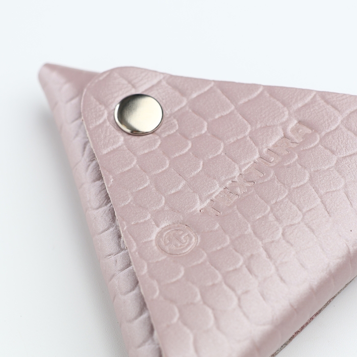 Монетница на кнопке TEXTURA, цвет сиреневый Монетница на кнопке TEXTURA, цвет сиреневый