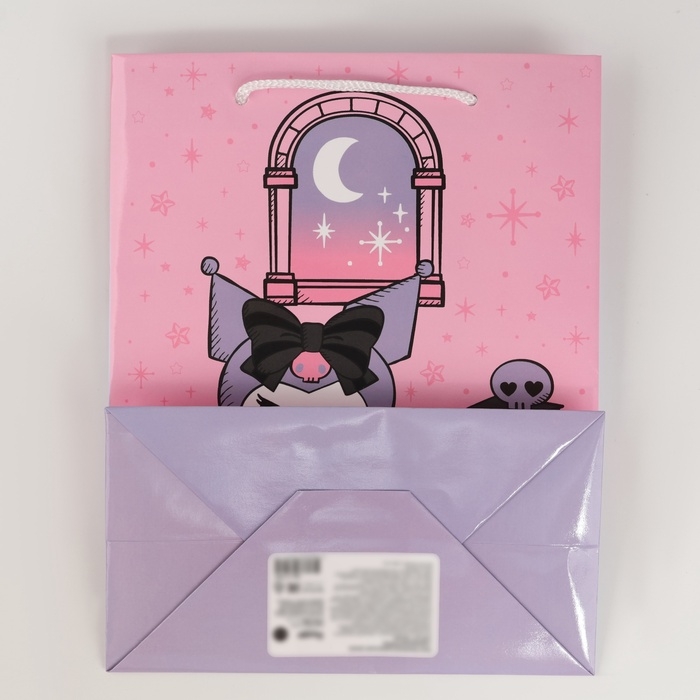 Пакет подарочный Kuromi-5, 180 × 227 мм