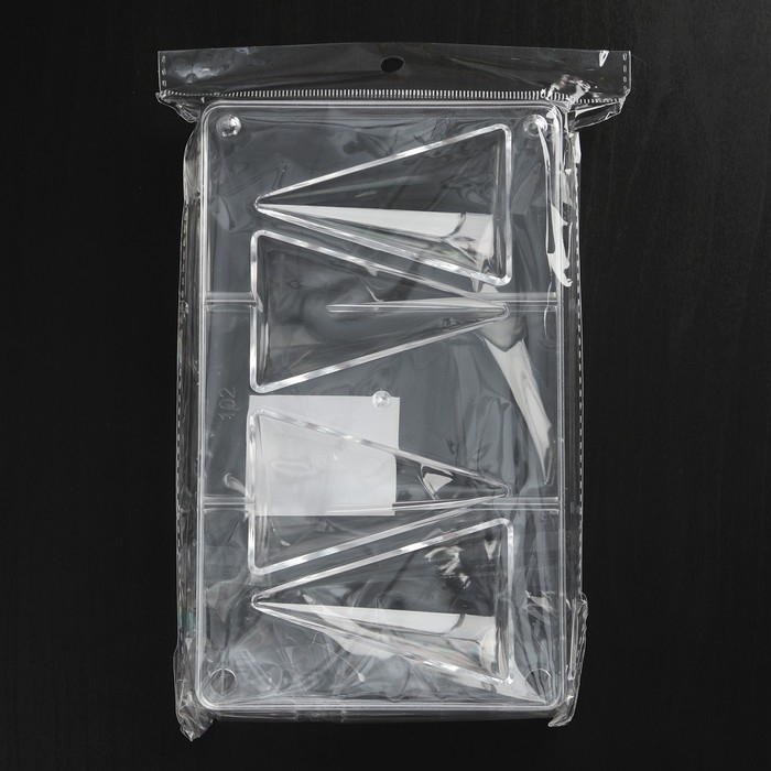 Форма для конфет и шоколада «Большой конус», 20×12×2,5 см, 4 ячейки 8×5×2,2 см, цвет прозрачный Форма для конфет и шоколада «Большой конус», 20×12×2,5 см, 4 ячейки 8×5×2,2 см, цвет прозрачный