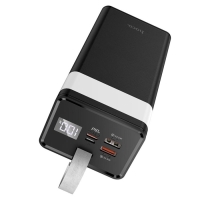 Внешний аккумулятор Hoco J86, 40000 мАч, USB/Type-C, 3 А, чёрный