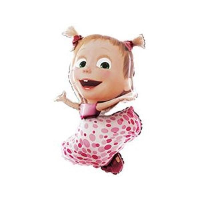 Шар фольгированный 41 Шар фольгированный 41" «Маша с хвостиками», фигура