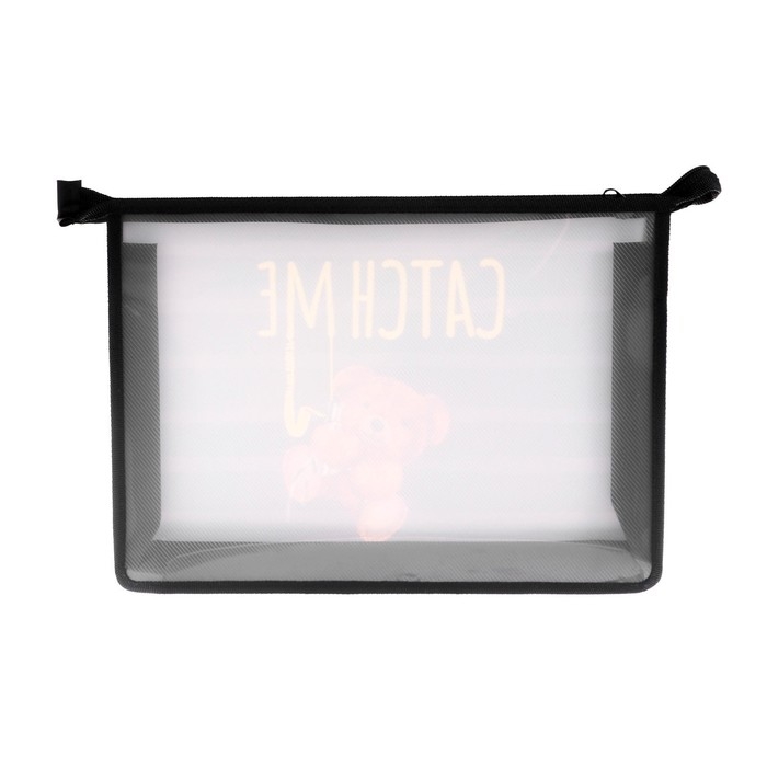 Папка для тетрадей А4, 325 х 230 х 55 мм, молния сверху, пластиковая, ПМ-А4-29 Calligrata Папка для тетрадей А4, 325 х 230 х 55 мм, молния сверху, пластиковая, ПМ-А4-29 Calligrata "Мишка"