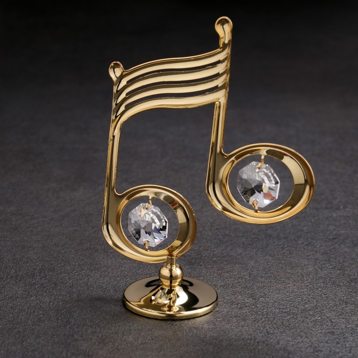 Сувенир «Ноты»,с кристаллами Сувенир «Ноты»,с кристаллами