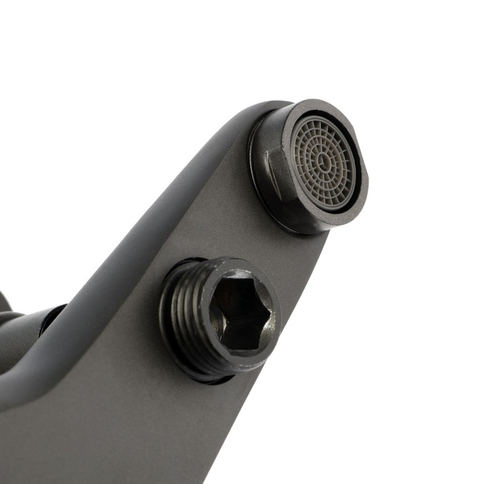 Смеситель для ванны ZEIN Z3839, однорычажный, душевой набор, лейка 5 режимов, графит Смеситель для ванны ZEIN Z3839, однорычажный, душевой набор, лейка 5 режимов, графит