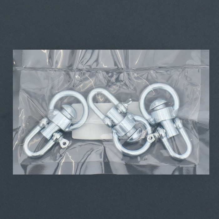 Вертлюг со скобой, средний (длина-7,5 см, ширина-3,5 см) Вертлюг со скобой, средний (длина-7,5 см, ширина-3,5 см)