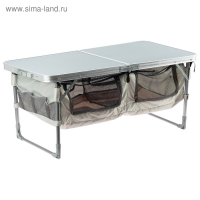Стол ССТ-3П, 102 х 50 х 44.5 / 61 см, металик