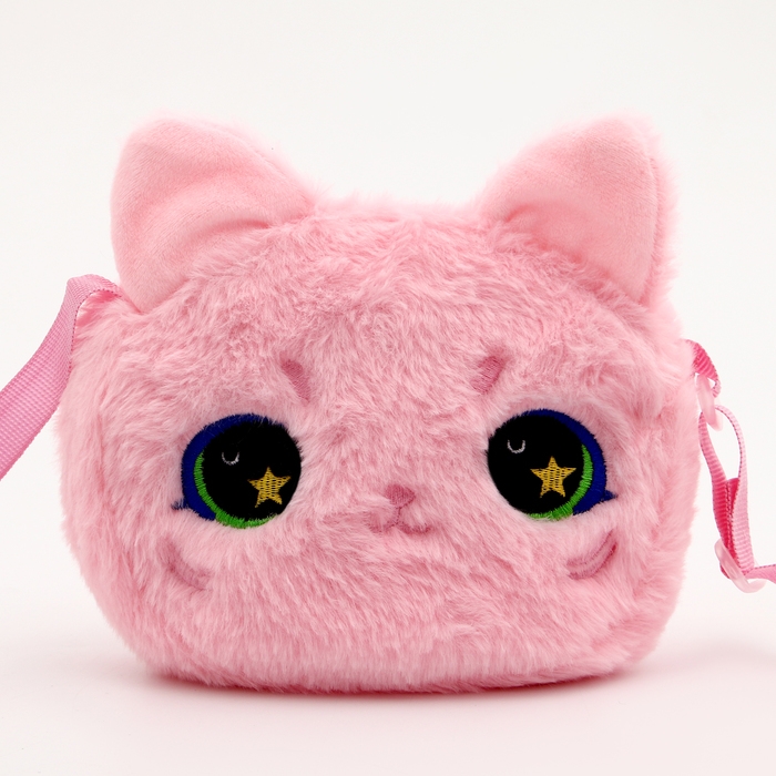 Сумка детская «Кошечка», цвет розовый