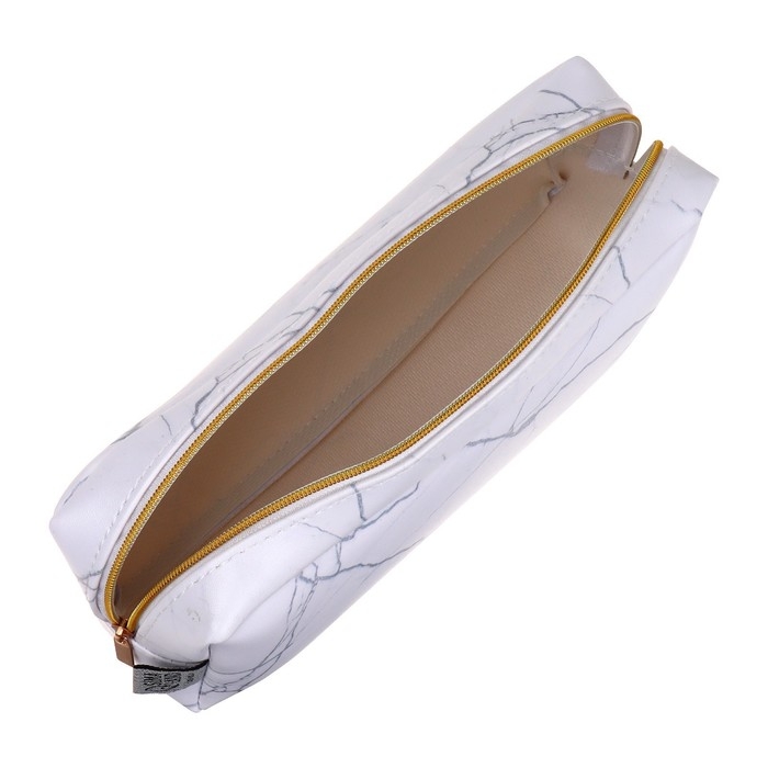 Пенал мягкий, 1 отделение, 90 х 200 х 50 см, объёмный, искусственная кожа, Calligrata  Пенал мягкий, 1 отделение, 90 х 200 х 50 см, объёмный, искусственная кожа, Calligrata "Из мрамора"