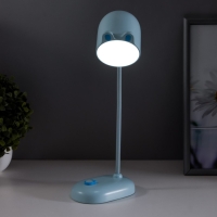 Лампа настольная "Мими" LED 3Вт диммер USB голубой 8х12,5х32 см RISALUX