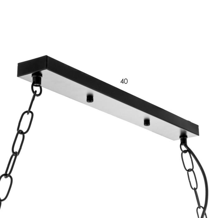 Светильник BayerLux Светильник BayerLux "Колеса" 18x40Вт E27 черный 65х10х150 см