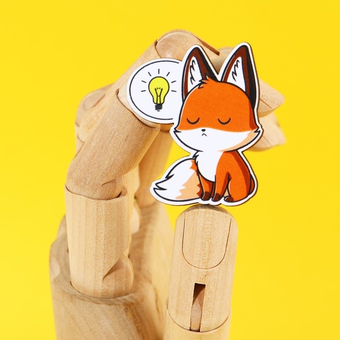 Значки деревянные «Это сумасшедшая идея», 2 шт. Значки деревянные «Это сумасшедшая идея», 2 шт.