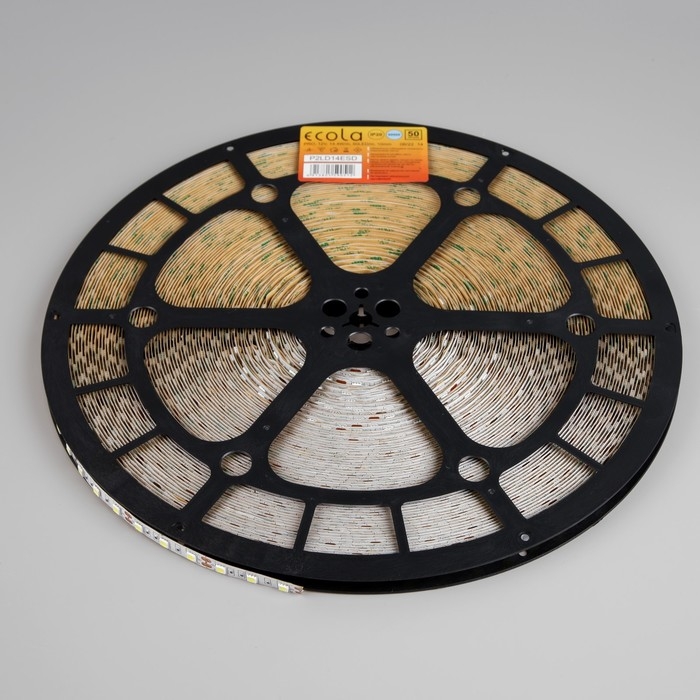 Светодиодная лента Ecola PRO 50 м, IP20, SMD5050, 60 LED/м, 14.4 Вт/м, 12 В, 6000К