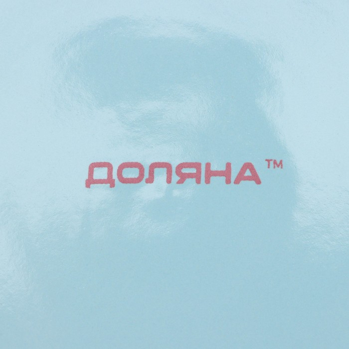 Набор тарелок керамических Доляна «Пастель», 18 предметов: 6 тарелок d=19 см, 6 тарелок d=27 см, 6 мисок d=19 см, цвет голубой