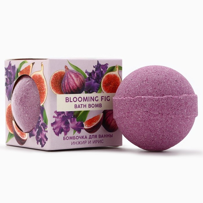 Бомбочка для ванны, 130 г, аромат инжир и ирис, TROPIC BAR by URAL LAB Бомбочка для ванны, 130 г, аромат инжир и ирис, TROPIC BAR by URAL LAB