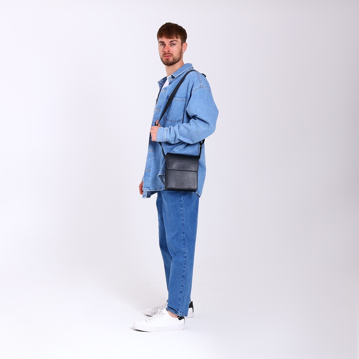 Сумка мужская, цвет чёрный Сумка мужская, цвет чёрный