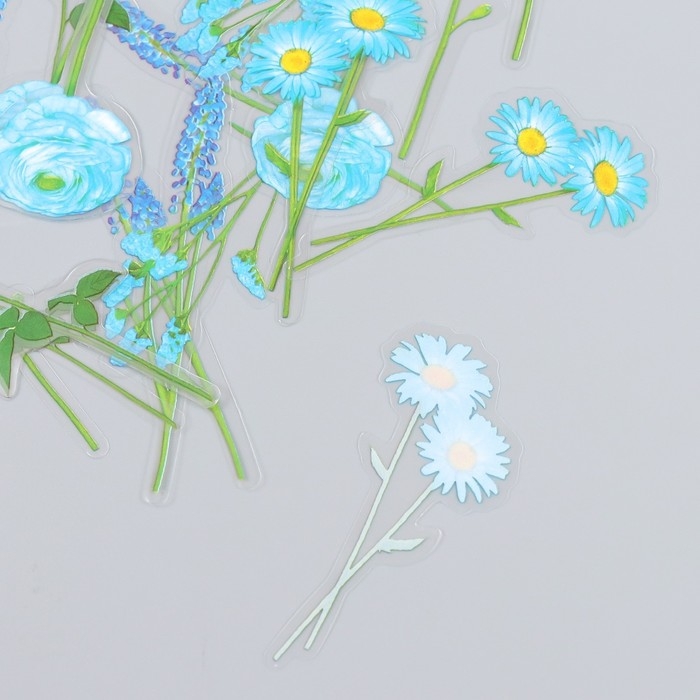 Набор наклеек Набор наклеек "Цветы. Королевская мята" 30 шт 8,5х11 см