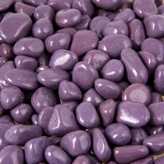 Грунт для аквариума  Грунт для аквариума "Галька цветная,  сиреневая" 800г фр.8-12 мм