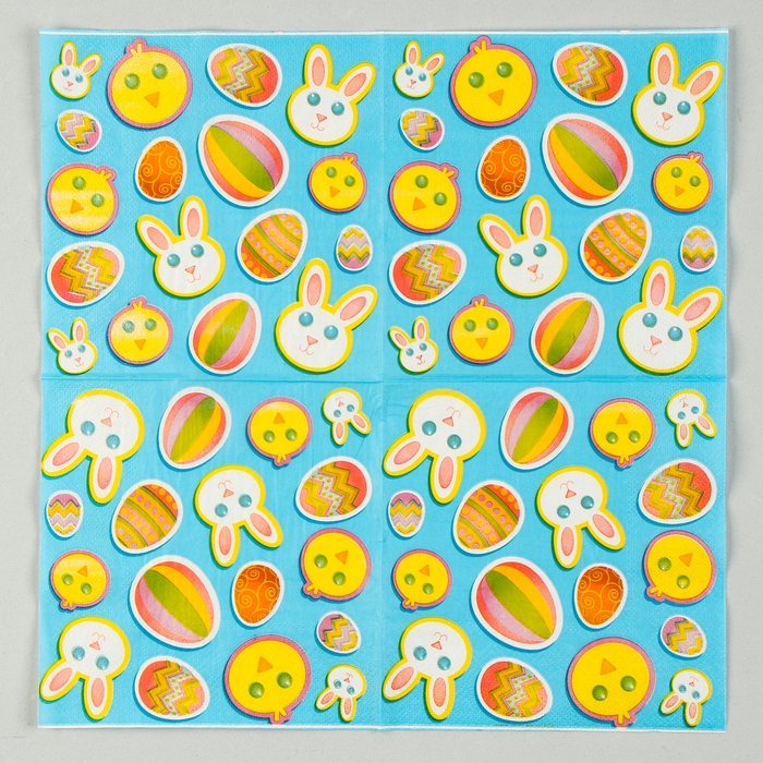 Салфетки бумажные «Пасха» 33х33 см, набор 20 шт. Салфетки бумажные «Пасха» 33х33 см, набор 20 шт.