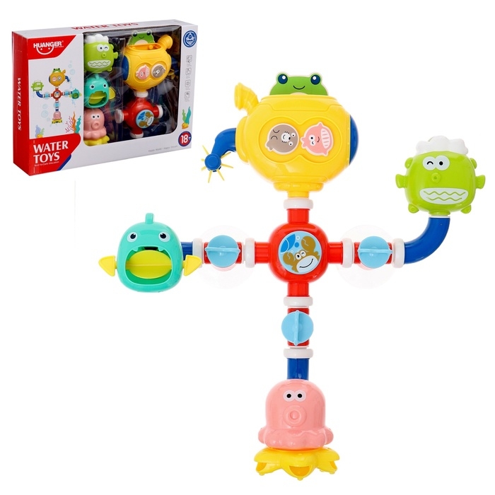 Игрушка для ванны «Забавный водопровод», на присоске Игрушка для ванны «Забавный водопровод», на присоске