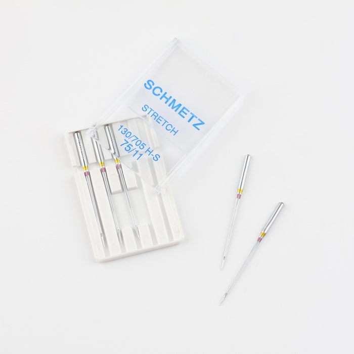 Иглы для бытовых швейных машин, для стрейч-ткани, №75, 5 шт Иглы для бытовых швейных машин, для стрейч-ткани, №75, 5 шт