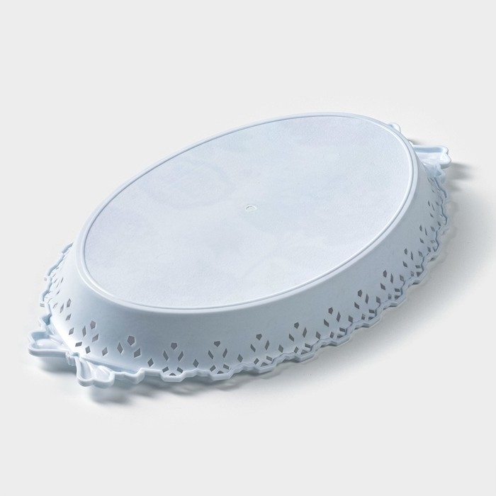 Поднос овальный Доляна «Пастораль», 36×22×5 см, цвет МИКС Поднос овальный Доляна «Пастораль», 36×22×5 см, цвет МИКС