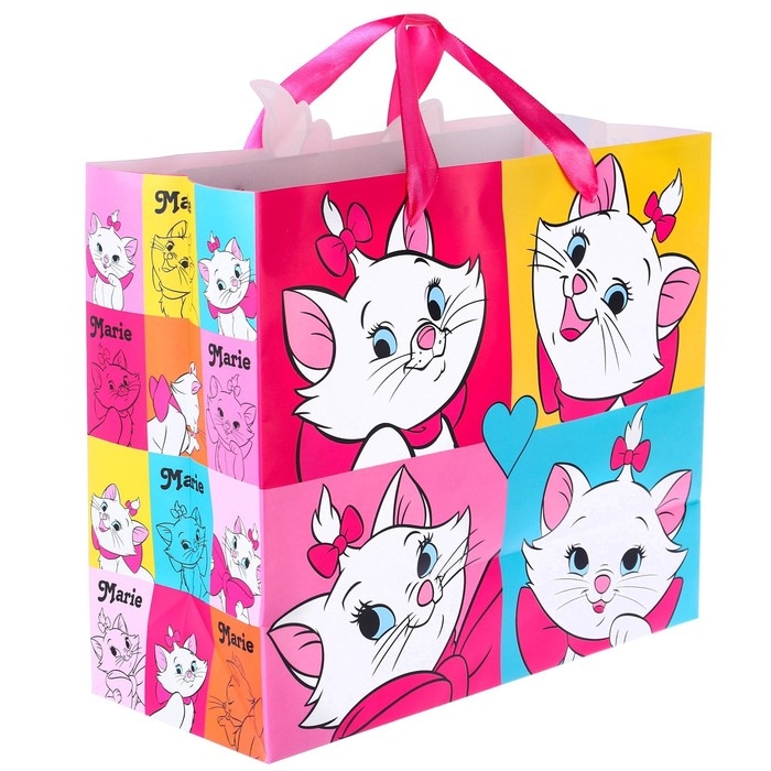 Пакет подарочный, 23х27х11.5 см, упаковка, Коты Аристократы Пакет подарочный, 23х27х11.5 см, упаковка, Коты Аристократы