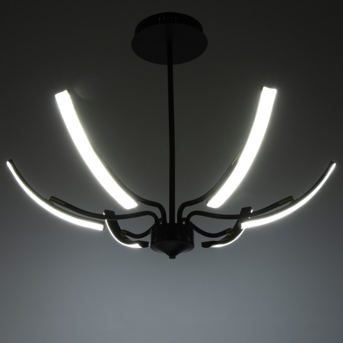 Люстра "Элеганс" LED 48Вт 3000-6000К черный 80х80х45 см BayerLux