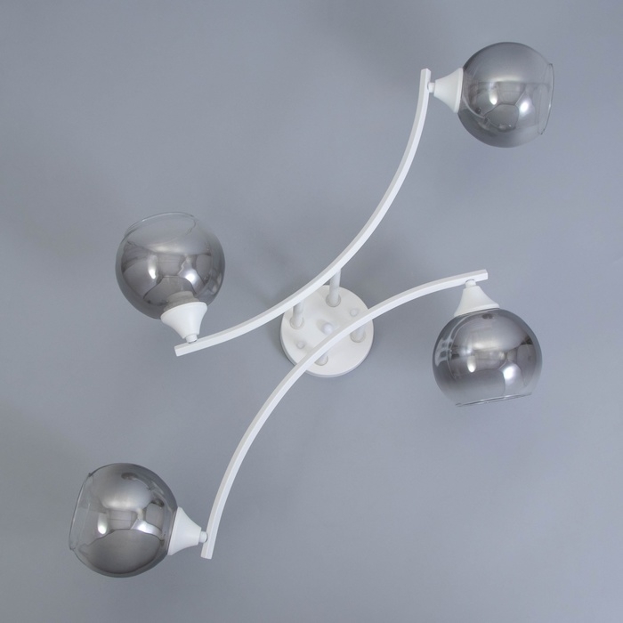 Люстра Люстра "Флоренция" 4х60Вт Е27 Белый 81х33х21см