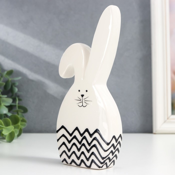 Сувенир керамика Сувенир керамика "Зая в волнах" 8х2,4х17,8 см