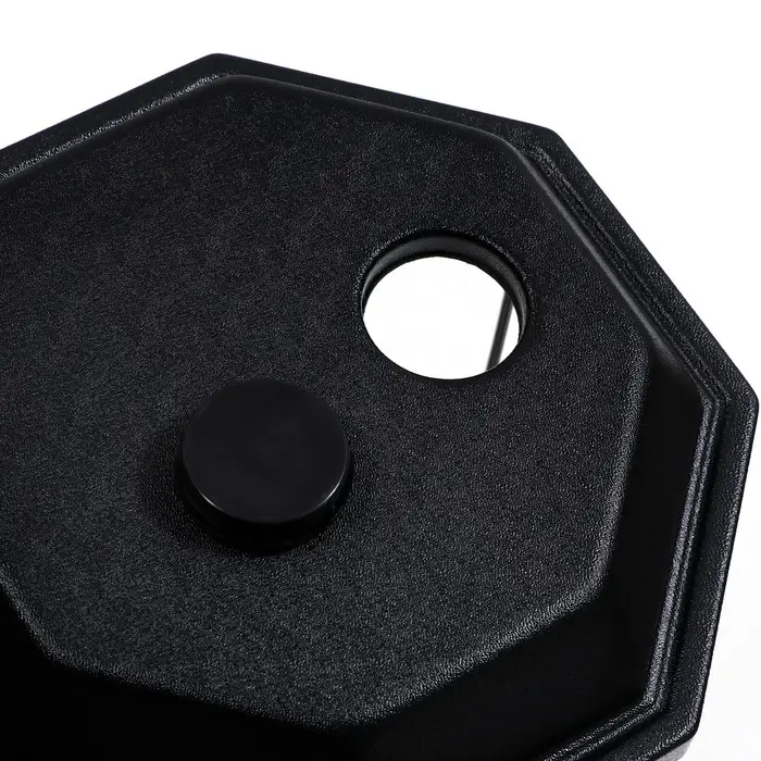 Аквариум «Восьмигранный» с крышкой, 32 литра, 29×29×45/50 см, чёрный Аквариум «Восьмигранный» с крышкой, 32 литра, 29×29×45/50 см, чёрный