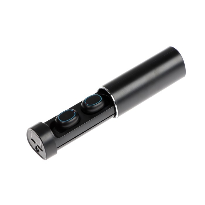 Наушники беспроводные VBT 1.16, TWS, вакуумные, BT5.0, 40/250 мАч, фонарик, чёрные Наушники беспроводные VBT 1.16, TWS, вакуумные, BT5.0, 40/250 мАч, фонарик, чёрные