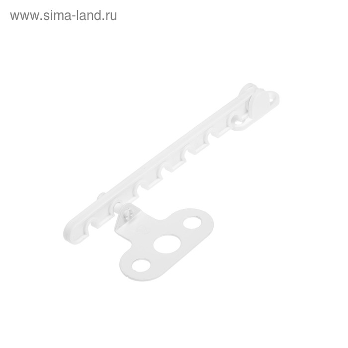 Ограничитель открывания окна пластиковый, L=165, белый  50 шт Ограничитель открывания окна пластиковый, L=165, белый  50 шт