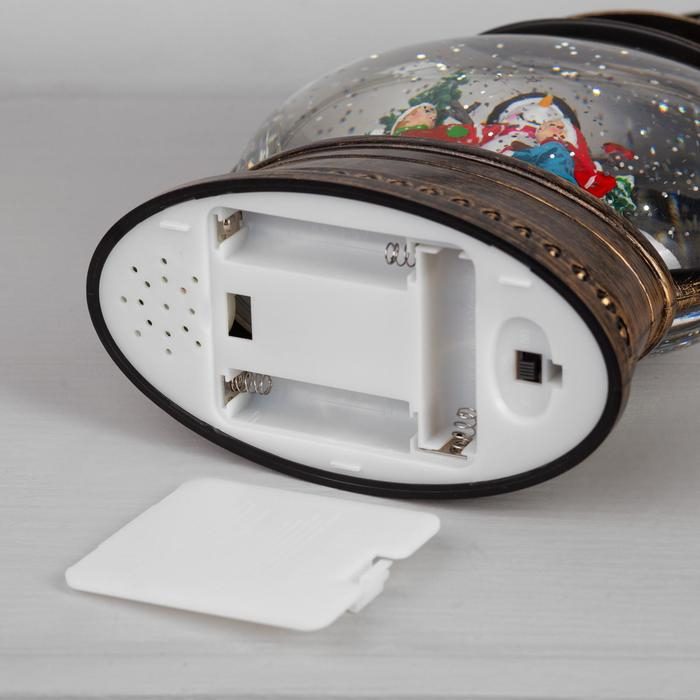 Светодиодная фигура «Дети и снеговик» 8 × 25 × 4 см, пластик, батарейки ААх3 (не в комплекте), свечение тёплое белое Светодиодная фигура «Дети и снеговик» 8 × 25 × 4 см, пластик, батарейки ААх3 (не в комплекте), свечение тёплое белое