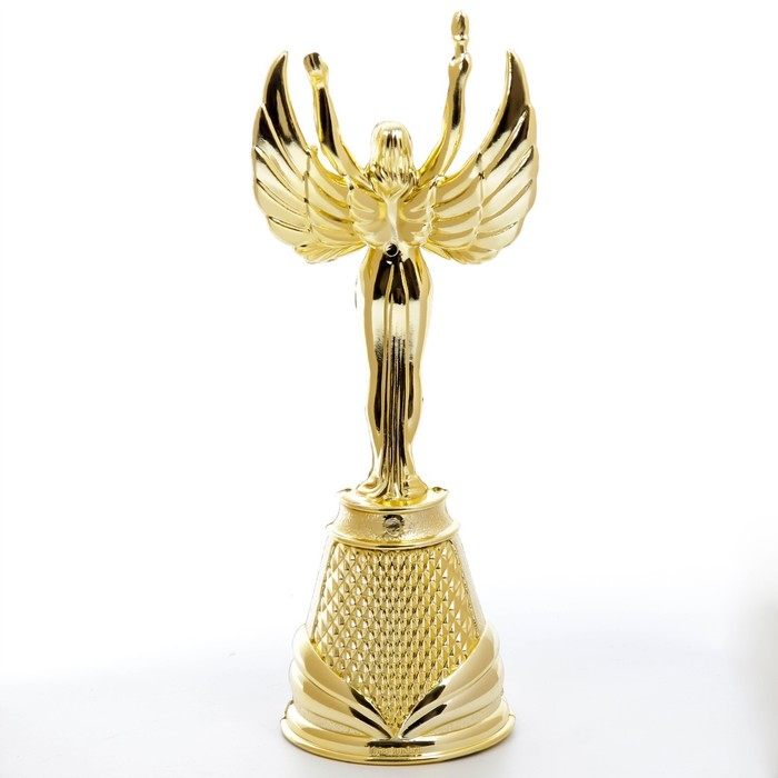 Кубок наградная фигура Ника &laquo;Мама, жена босс&raquo;, пластик, золото, 19,5 х 7,3 см