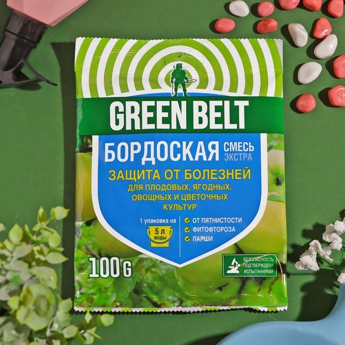 Средство от болезней растений Бордоская смесь 100 г Средство от болезней растений Бордоская смесь 100 г