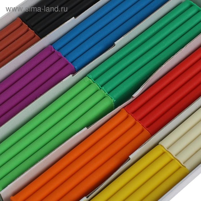 Пластилин плавающий 10 цветов  Пластилин плавающий 10 цветов "Кроха"