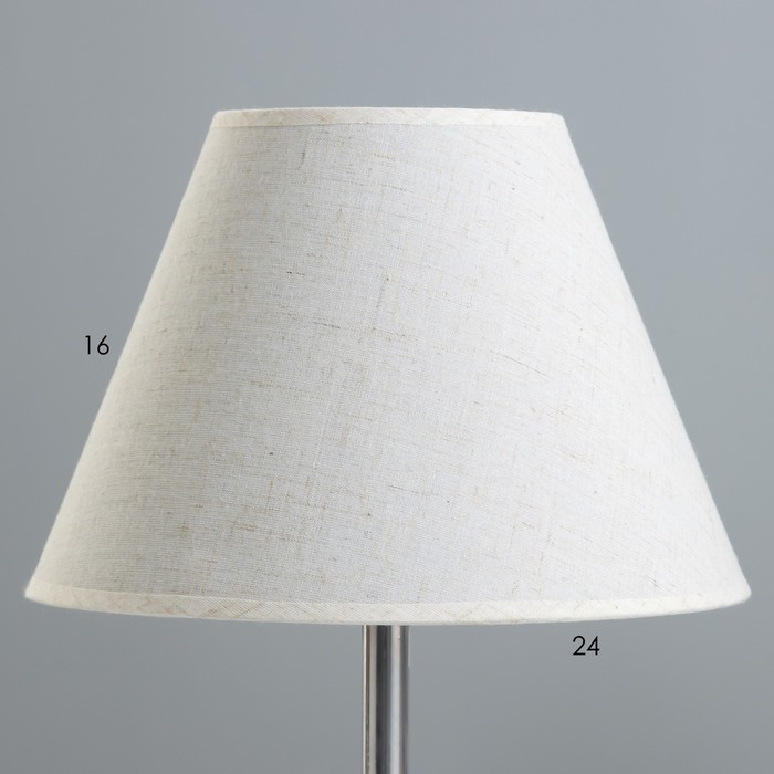 Лампа настольная Oliver 1х15Вт Е27 серебро/белый 25х25х40см RISALUX Лампа настольная Oliver 1х15Вт Е27 серебро/белый 25х25х40см RISALUX