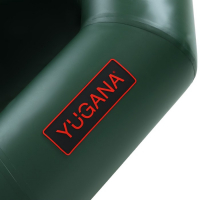 Лодка YUGANA R-260 PC ТР, реечная слань+транец, цвет олива