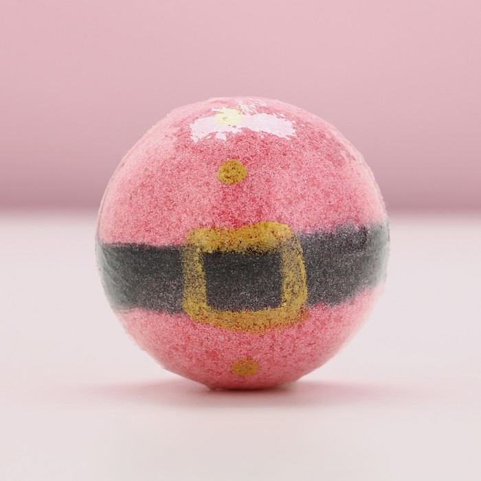 Бомбочка для ванны «Дед Мороз», 130 г, аромат ягодного леденца, Новый Год