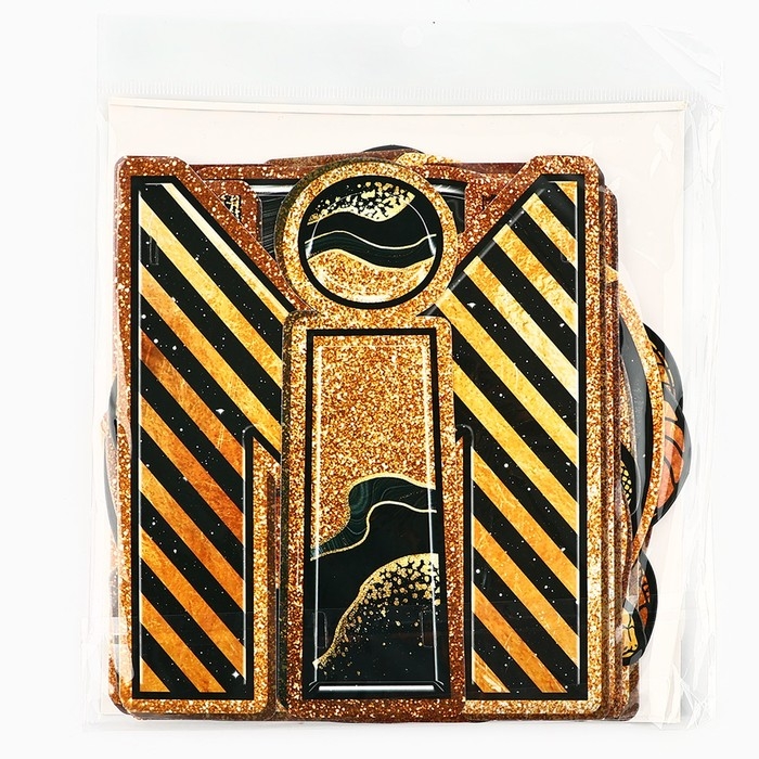 Гирлянда на ленте новогодняя «С Новым годом», на Новый год, длина 150 см Гирлянда на ленте новогодняя «С Новым годом», на Новый год, длина 150 см