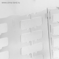 Подставка под очки 10 мест, 32×13×31 см, настольная, цвет прозрачный