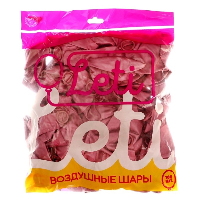 Шар латексный 12“, хром, в наборе 100 шт., цвет насыщенный розовый Шар латексный 12“, хром, в наборе 100 шт., цвет насыщенный розовый