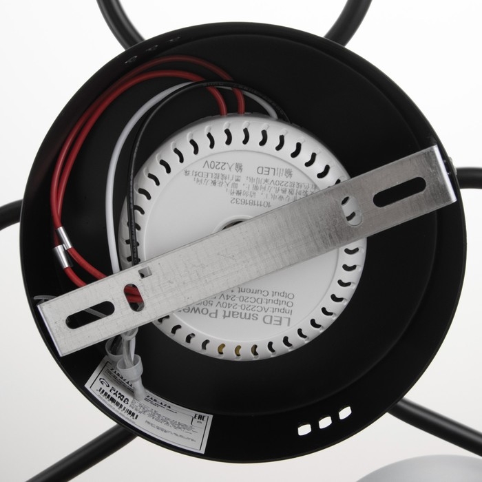 Люстра с ПДУ 2298/7GN LED 156Вт 3000-6000К серый 105х99х15 см BayerLux