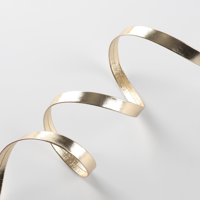 Косая бейка, кожзам, 8 мм × 10 ± 1 м, цвет бежевый Косая бейка, кожзам, 8 мм × 10 ± 1 м, цвет бежевый