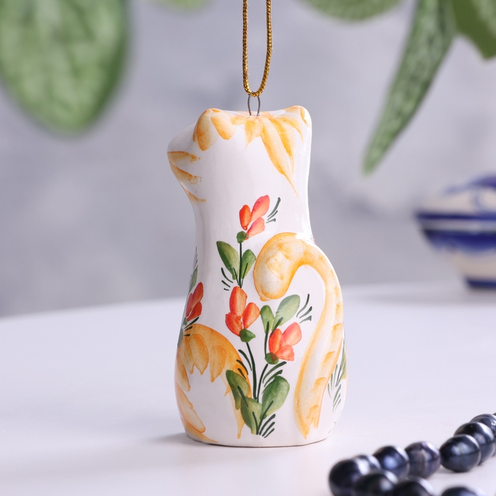 Сувенир Сувенир "Котик", 8 см, майолика