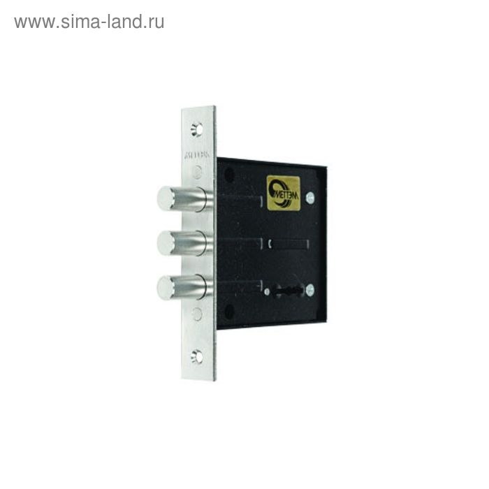 Замок врезной Замок врезной "МЕТТЭМ" ЗВ8 802.0.0 (ЗВ8-02), без ручки, 3 ригеля, б/о, 5 ключей
