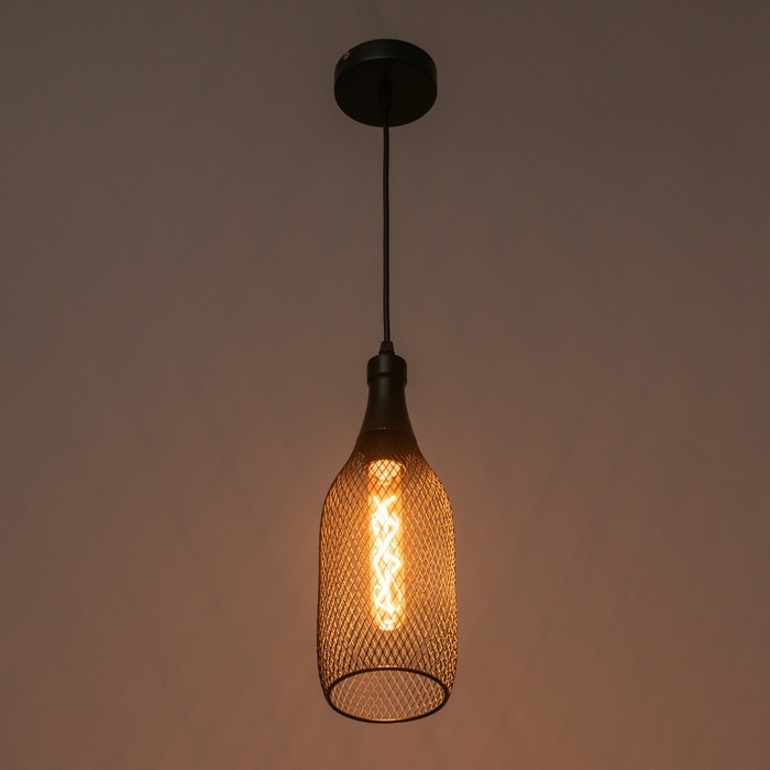 Люстра Люстра "Бокал" 1х60Вт Е27 Чёрный