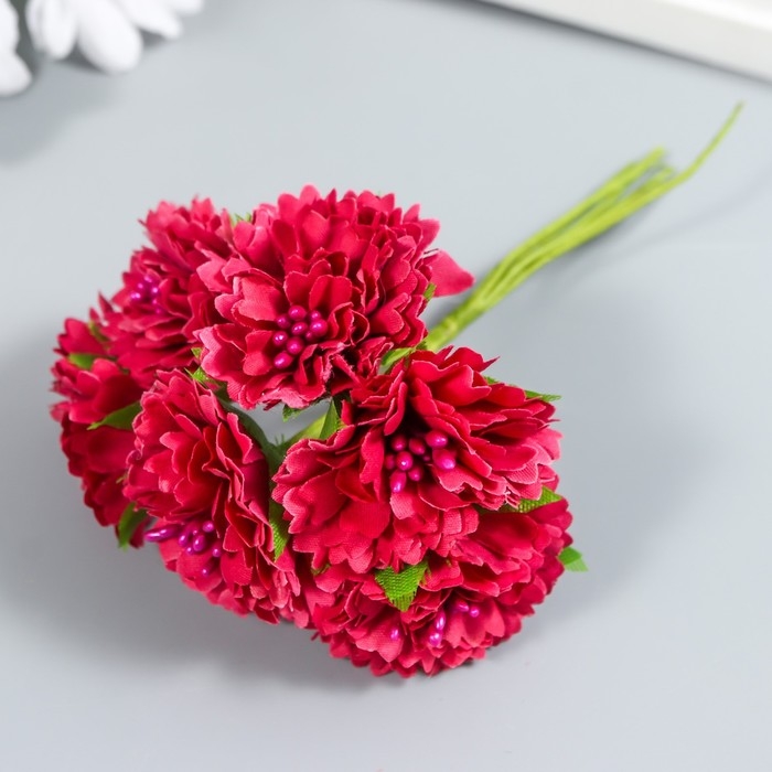 Цветы для декорирования Цветы для декорирования "Астра малиновая" 1 букет=6 цветов 10 см