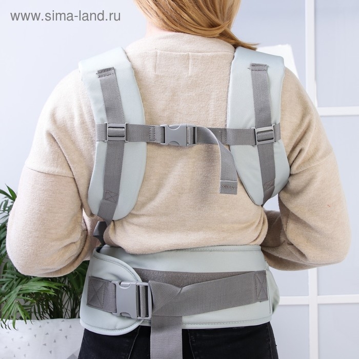 Рюкзак-кенгуру, хипсит, с карманом, для малыша от 3 до 20 кг., цвет серый Рюкзак-кенгуру, хипсит, с карманом, для малыша от 3 до 20 кг., цвет серый